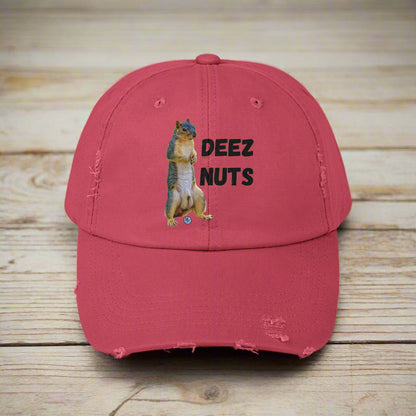 Deez Nuts Distressed Cap