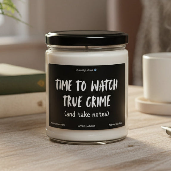 True Crime Non-Toxic Soy Candle, 9oz