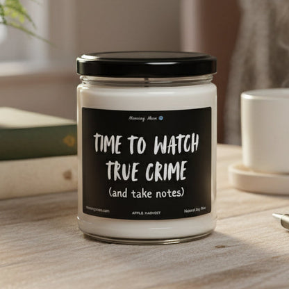 True Crime Non-Toxic Soy Candle, 9oz