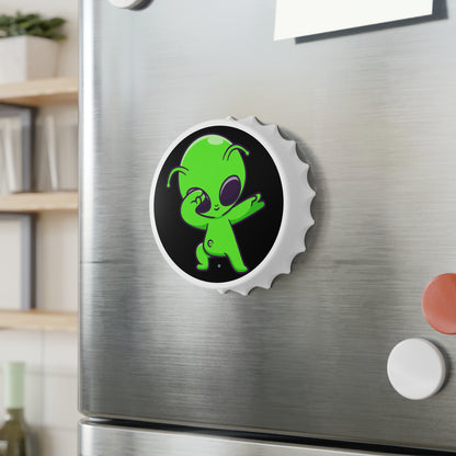 Dabbing Alien Magnetic Dual Bottle Opener