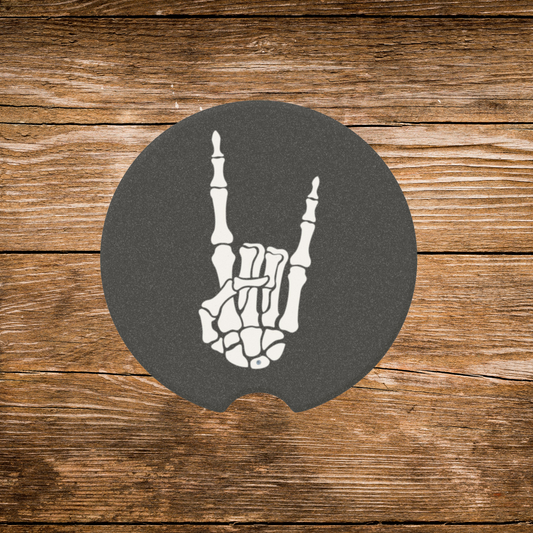 Rock On Soapstone Car Coaster