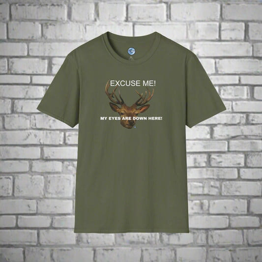 Eyes Down Here - Buck T-Shirt