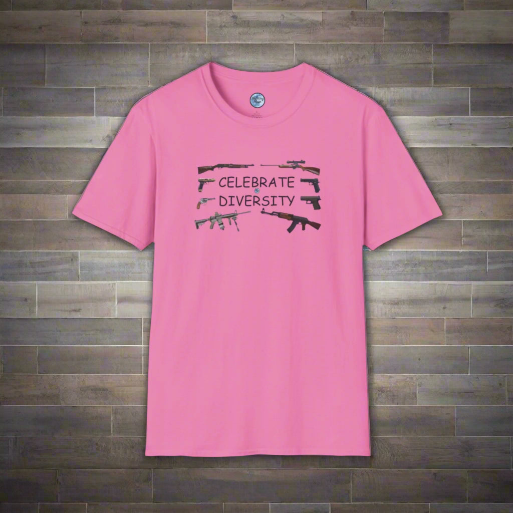 Celebrate Diversity - Guns T-Shirt