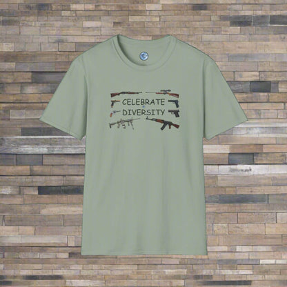 Celebrate Diversity - Guns T-Shirt