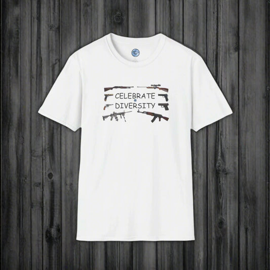 Celebrate Diversity - Guns T-Shirt