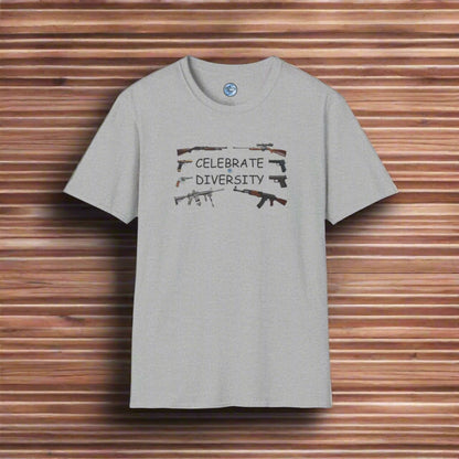 Celebrate Diversity - Guns T-Shirt