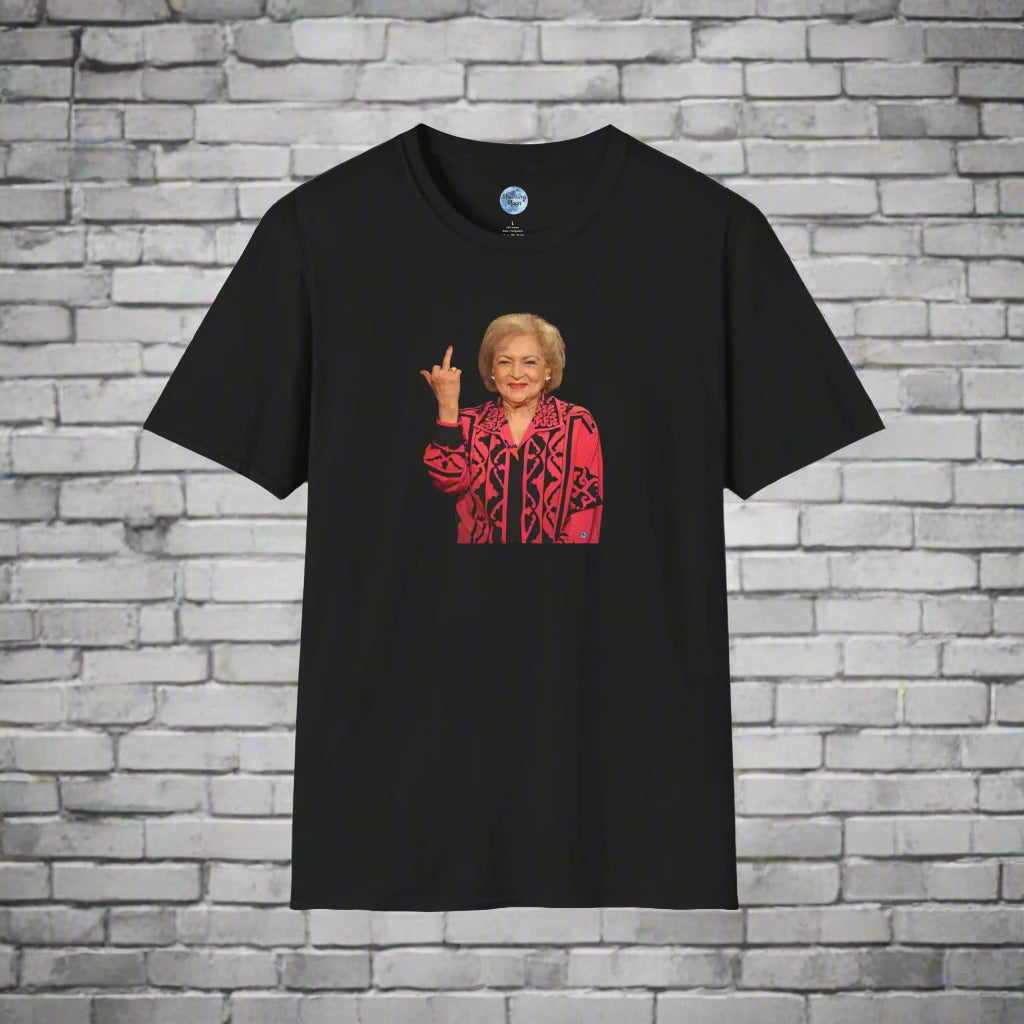 Betty White Middle Finger T-Shirt