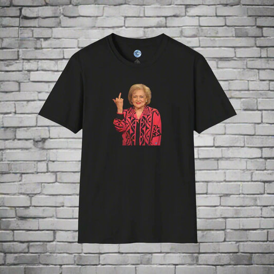 Betty White Middle Finger T-Shirt