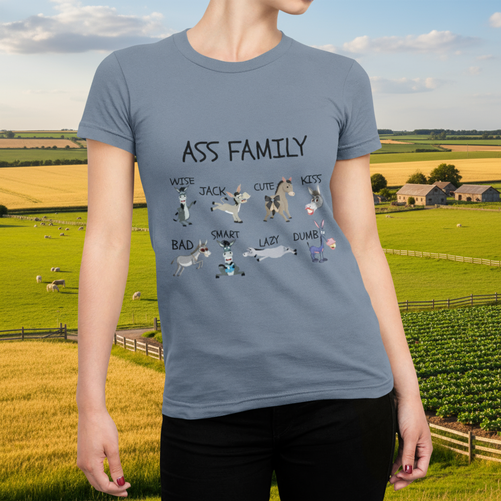 Ass Family Soft Style T-Shirt