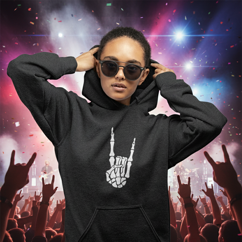 Rock On Comfy Hoodie