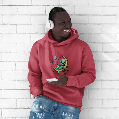 420 Alien Comfy Hoodie