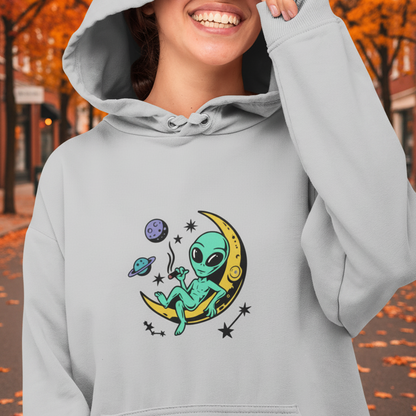 420 Alien Comfy Hoodie