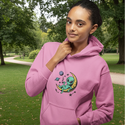 420 Alien Comfy Hoodie