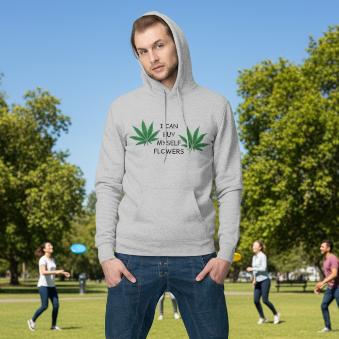 Buy Myself Flowers Comfy Hoodie