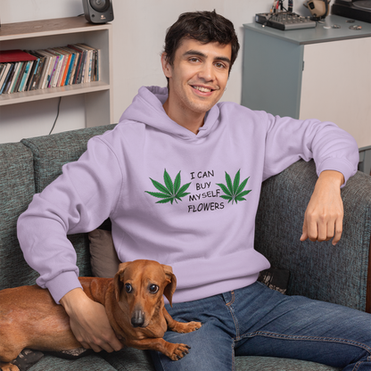 Buy Myself Flowers Comfy Hoodie