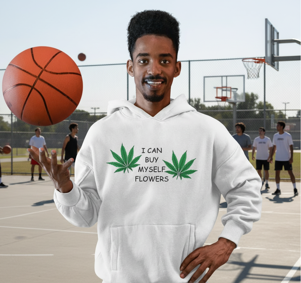 Buy Myself Flowers Comfy Hoodie