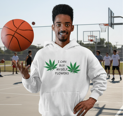 Buy Myself Flowers Comfy Hoodie