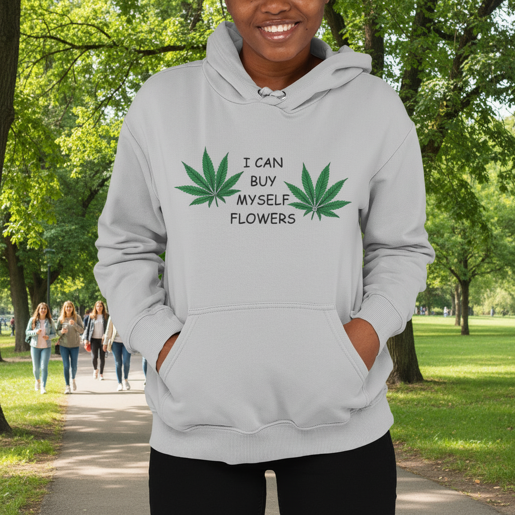 Buy Myself Flowers Comfy Hoodie