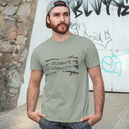 Celebrate Diversity - Guns T-Shirt