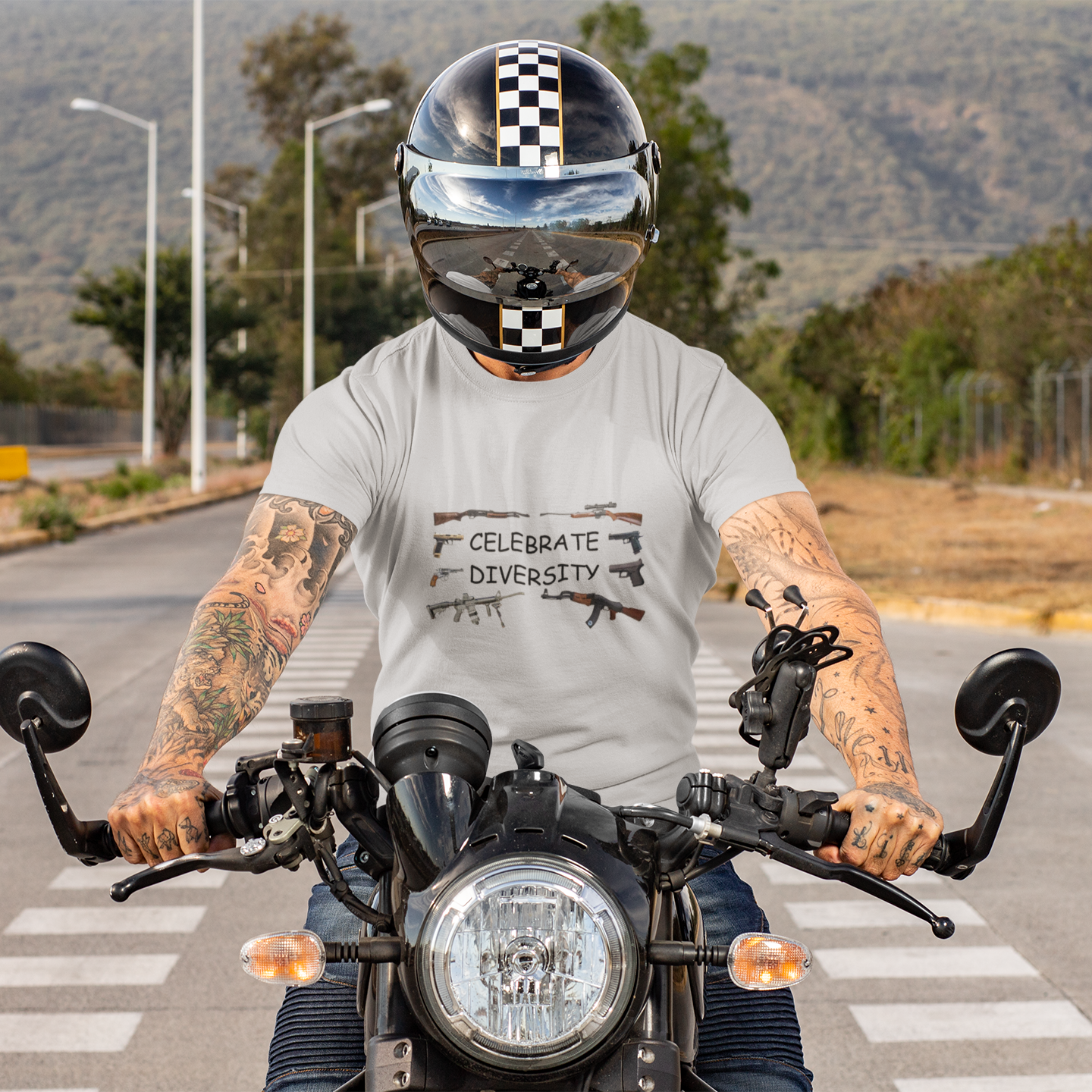 Celebrate Diversity - Guns T-Shirt