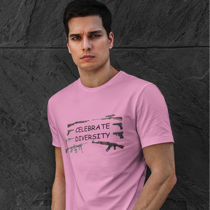 Celebrate Diversity - Guns T-Shirt