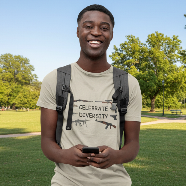 Celebrate Diversity - Guns T-Shirt