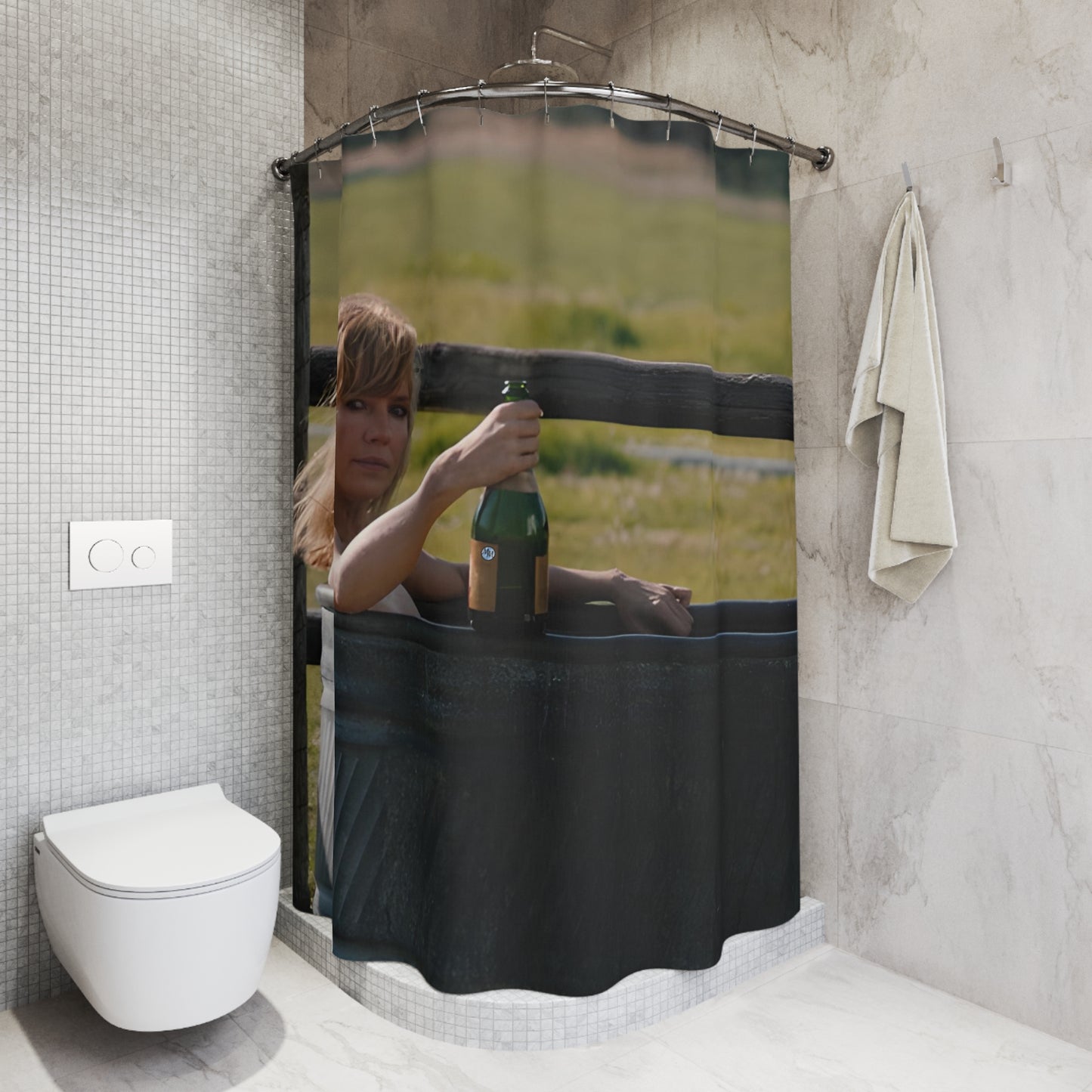 Beth Dutton Fearless Shower Curtain