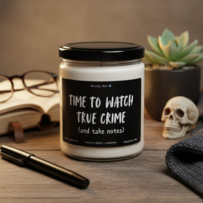 True Crime Non-Toxic Soy Candle, 9oz