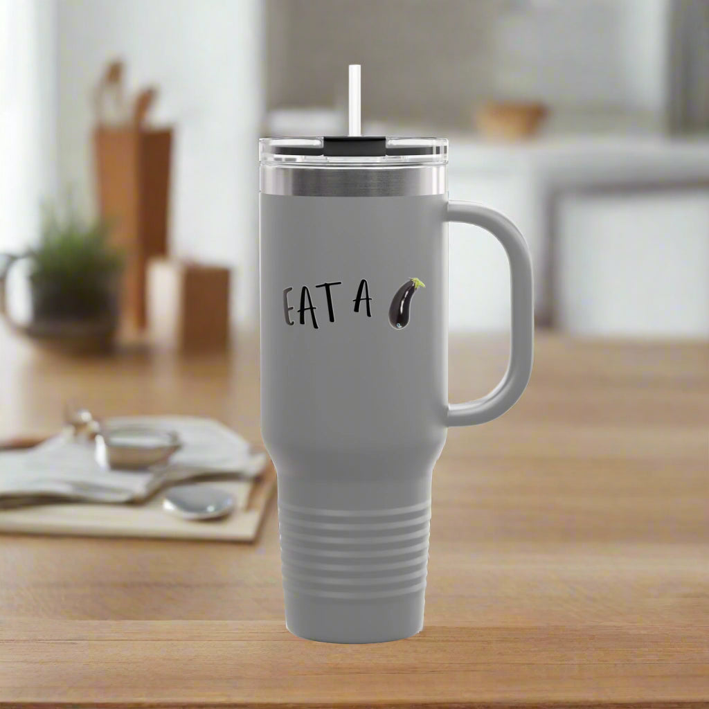 Eat A Dick Polar Camel Insulated Travel Mug, 40oz