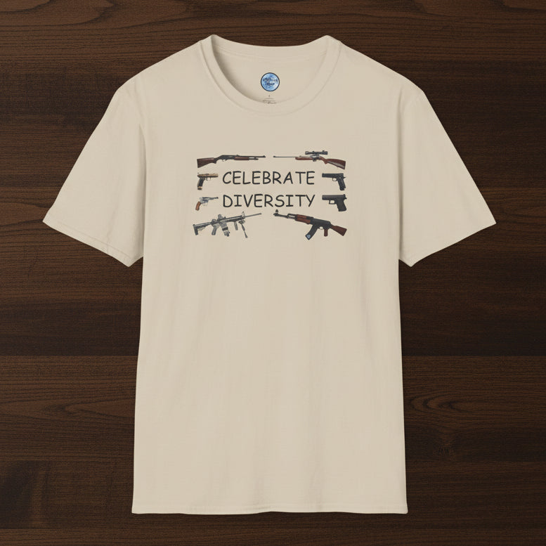 Celebrate Diversity - Guns T-Shirt