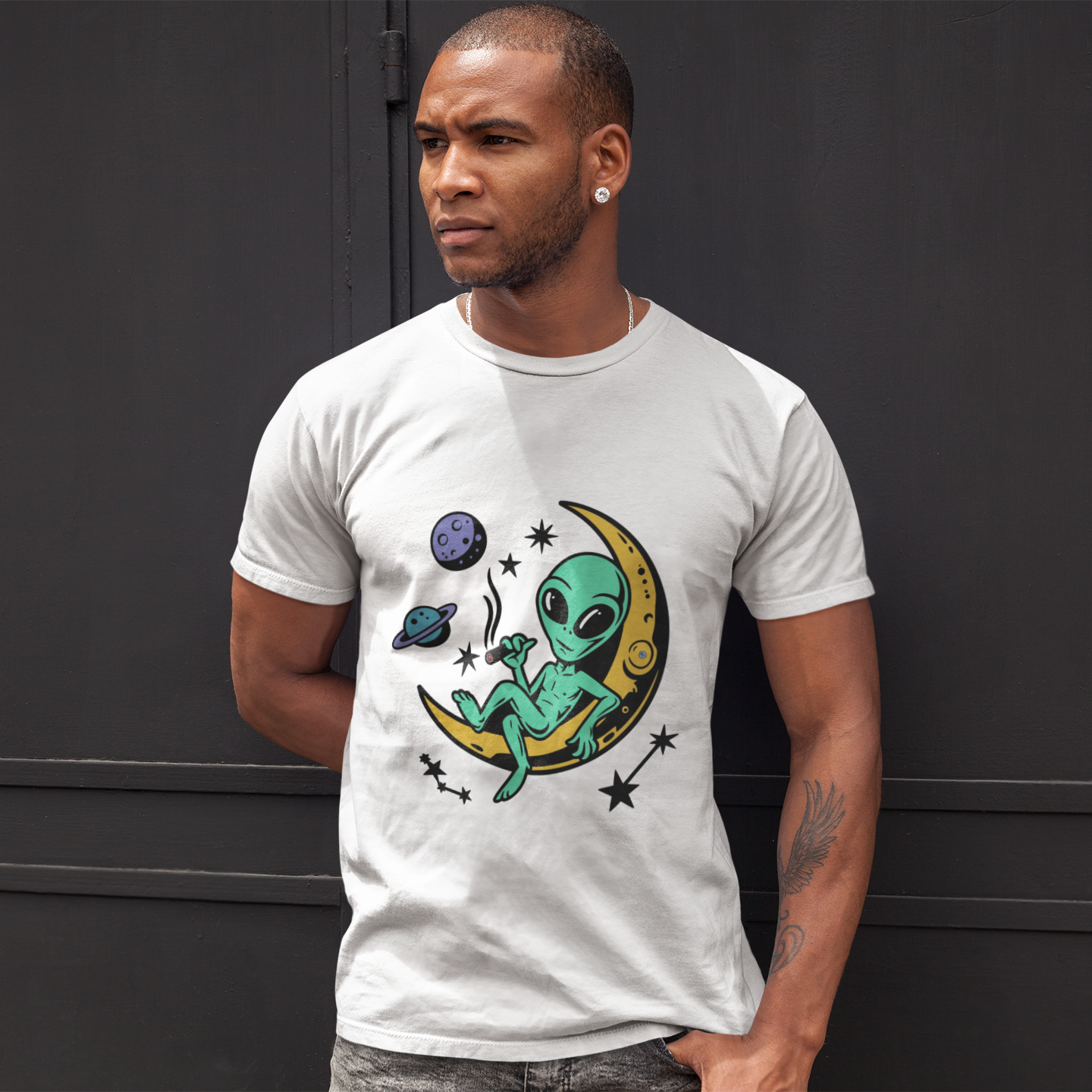 420 Alien Soft Style T-Shirt