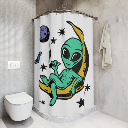 420 Alien Shower Curtain