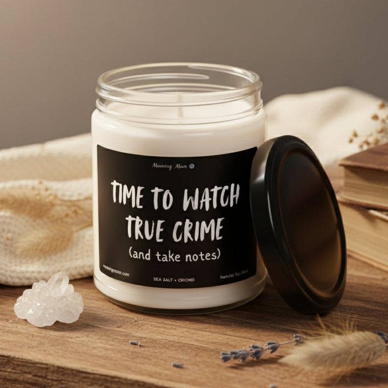 True Crime Non-Toxic Soy Candle, 9oz