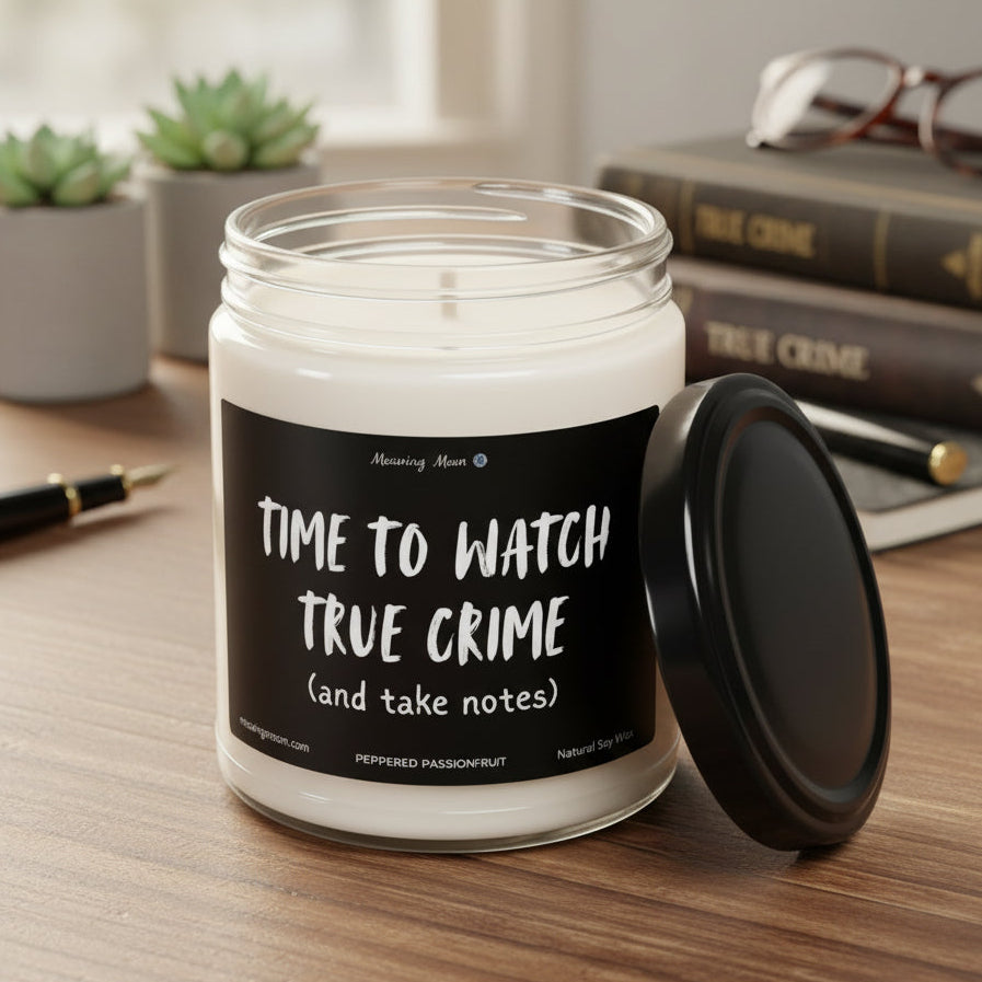 True Crime Non-Toxic Soy Candle, 9oz