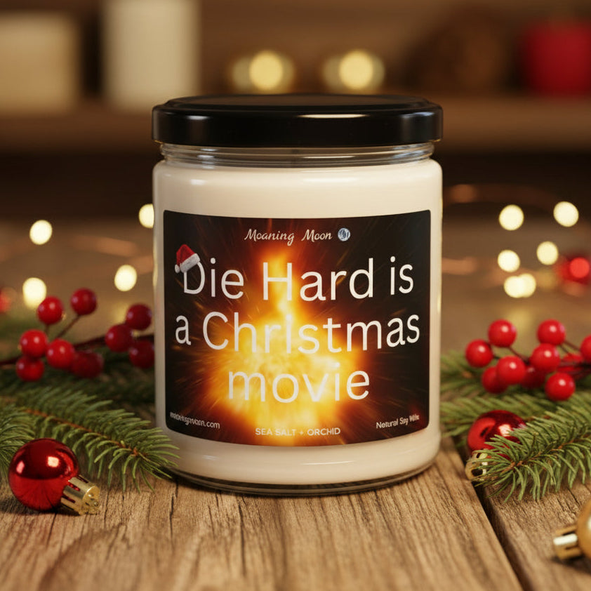 Die Hard Non-Toxic Soy Candle, 9oz