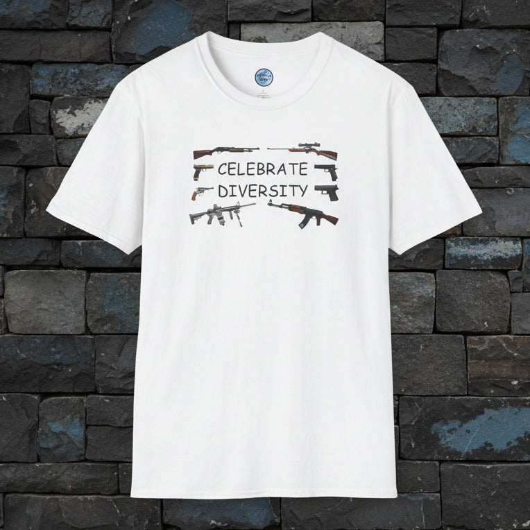 Celebrate Diversity - Guns T-Shirt