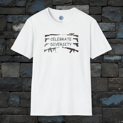 Celebrate Diversity - Guns T-Shirt