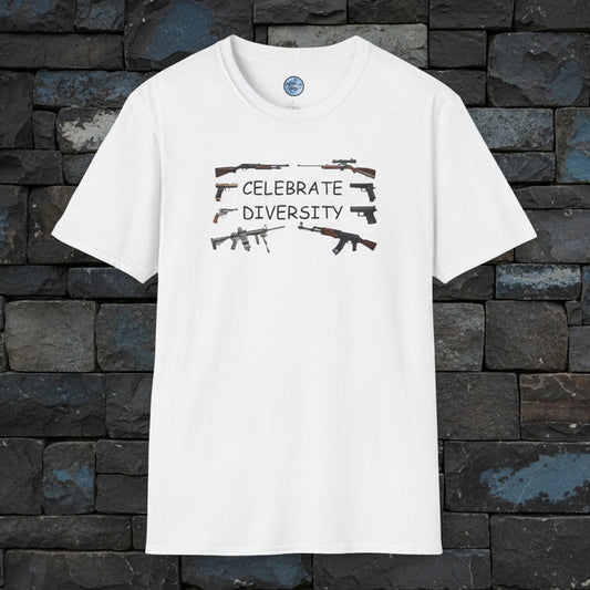 Celebrate Diversity - Guns T-Shirt
