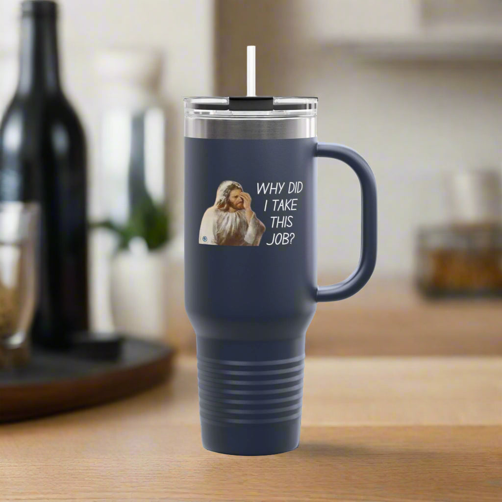 Why This Job Polar Camel Insulated Travel Mug, 40oz