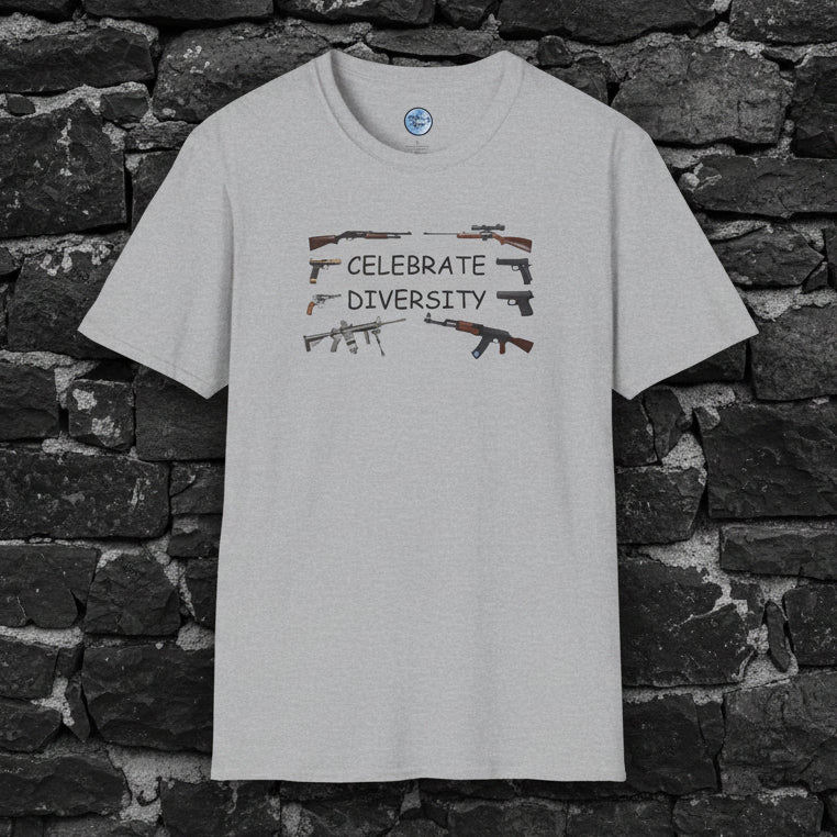 Celebrate Diversity - Guns T-Shirt