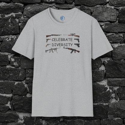 Celebrate Diversity - Guns T-Shirt