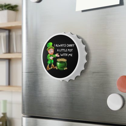 Carry A Little Pot Magnetic Dual Bottle Opener