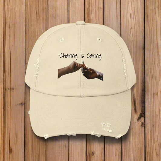 Sharing Is Caring Joint Distressed Cap