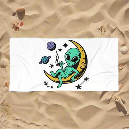 420 Alien Beach Towel