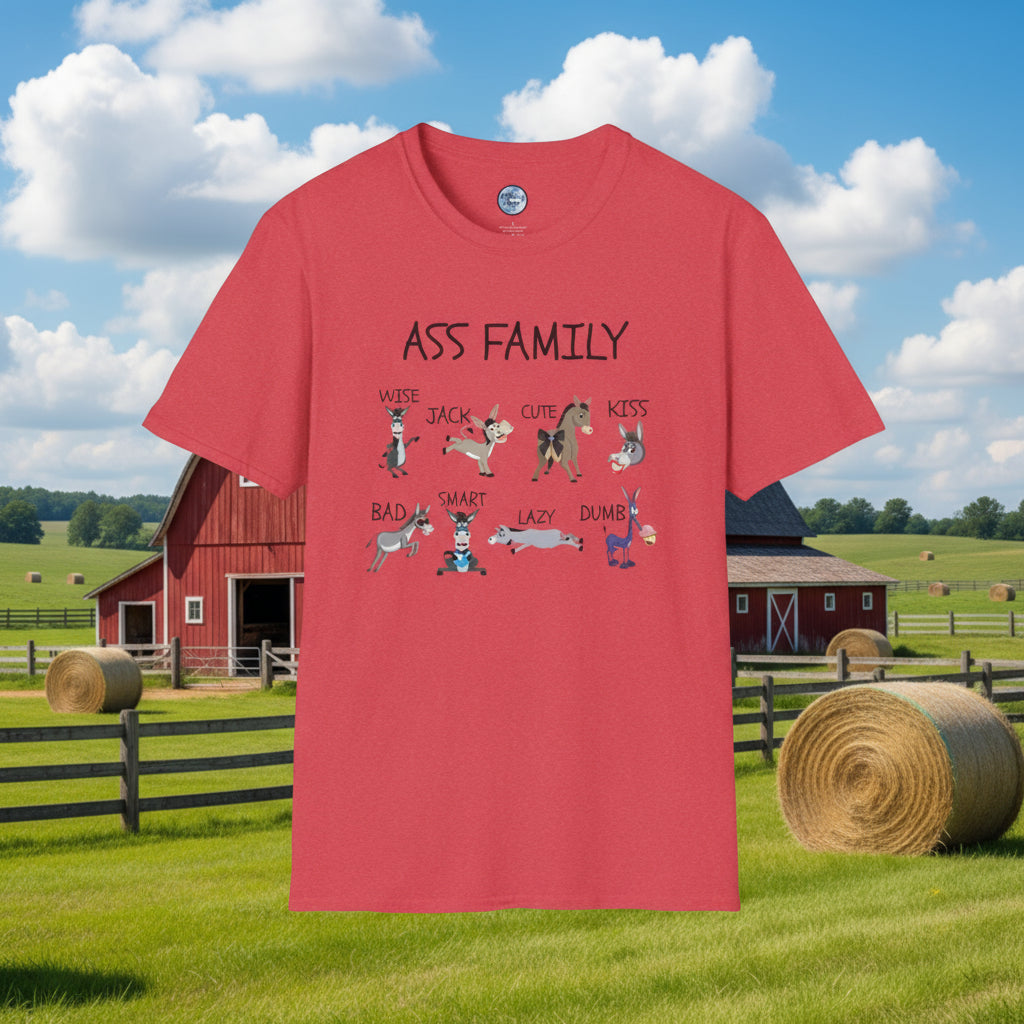 Ass Family Soft Style T-Shirt