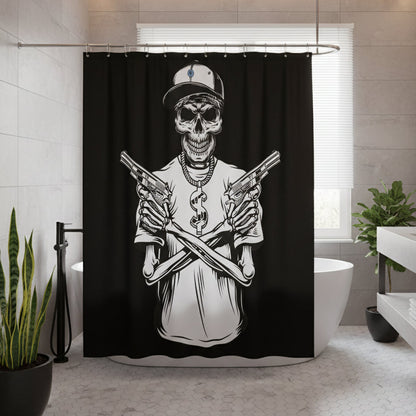 SkelaGanagsta Shower Curtain