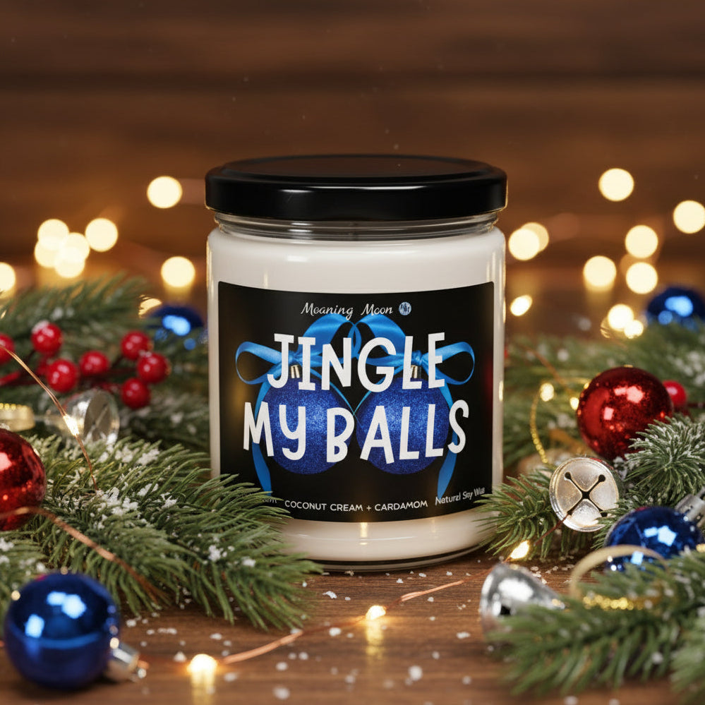 Jingle My Balls Non-Toxic Soy Candle, 9oz