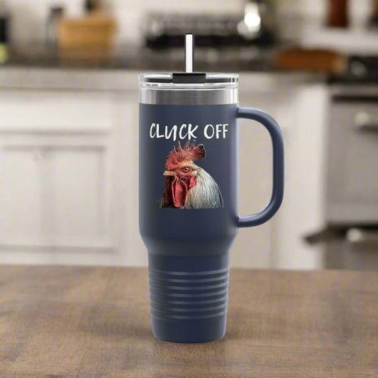 Cluck Off Polar Camel Insulated Travel Mug, 40oz