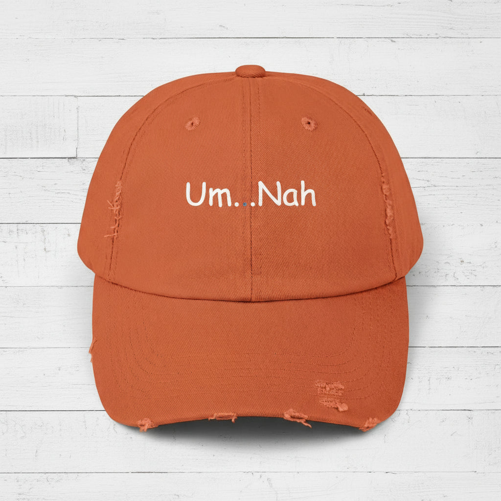 Um Nah Distressed Cap