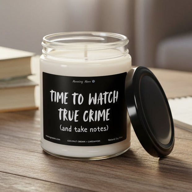 True Crime Non-Toxic Soy Candle, 9oz
